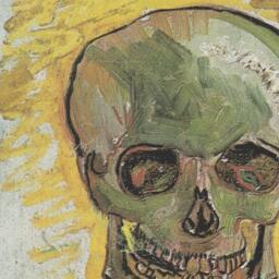 Van Gogh Skull Art Print Gallery Quality Fine Paper - thumbnail 3