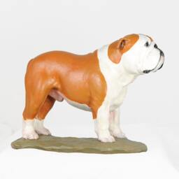 English Bulldog, Dog Base Statue, Painted, Limited Edition, Make Your Own Artdog - thumbnail 4