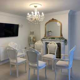Shabby Chic French Style Dining Table With 6 Chairs Made To Order - thumbnail 3