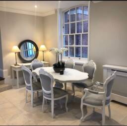Shabby Chic French Style Dining Table With 6 Chairs Made To Order