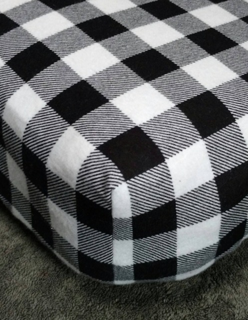 Buffalo Check Crib Sheet Set Flannel Or Cotton Pillowcases, Changing Pad Cover - image 1
