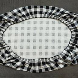 Buffalo Check Crib Sheet Set Flannel Or Cotton Pillowcases, Changing Pad Cover - thumbnail 4