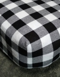 Buffalo Check Crib Sheet Set Flannel Or Cotton Pillowcases, Changing Pad Cover