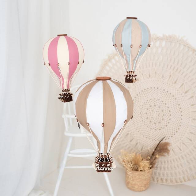 Hot Air Balloon, Nursery Decor, Balloon Nursery, Baby Room Decoration, Kids Wall Decor - image 1