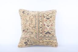 20'' Vintage Turkish Kilim Pillow Cover Handmade Wool Cushion - thumbnail 1