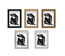 Modern Picture Frame Black, Oak, Or Walnut, Poster & Photo Frames