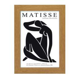 Modern Black Picture Frames Oak White Walnut Rustic A1 A2 A3 A4 A5 Poster Photo Frame Gift Collage Stylish - thumbnail 3