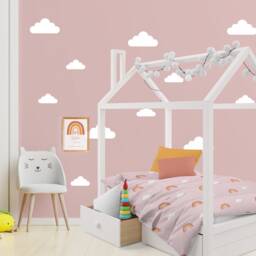Wall Sticker Cloud With Vinyle Colours Choice For Walls Of Children's Rooms & Babies - thumbnail 2