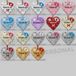 Personalised Baby's 1st First Christmas Bauble Wooden Heart Tree Ornament Or Magnet Gift For Boy Girl - thumbnail 2