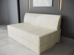 Triple Floor Cushion Couch - Modular Sofa Bed, 100 Colors - thumbnail 1