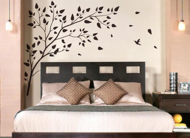 Vinyl Art Tree Branch With Birds Wall Sticker Decals Home Decor By Decalisland - Sd 004 - image 1