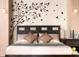 Vinyl Art Tree Branch With Birds Wall Sticker Decals Home Decor By Decalisland - Sd 004 - thumbnail 1
