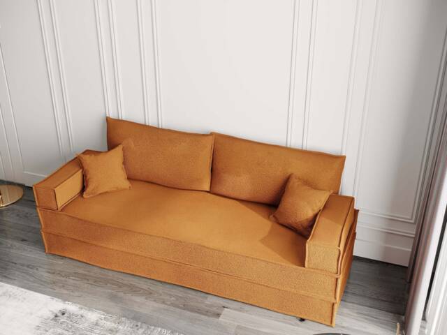 Modular Floor Sofa, Foam Cushion Seating, Stylish Home Decor - image 1