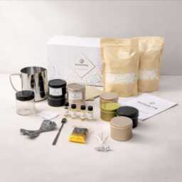 Diy Soy Candle Making Kit For Beginners - Complete Starter With Tins, Wax, Fragrance Oils & Tools Craft Gift
