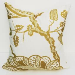 Bali Vine in Charcoal- This Listing Is For One Pillow - Front & Back - thumbnail 3