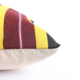 Vintage Turkish Kilim Pillow Cover Bohemian Cushion, 18''x18'' - thumbnail 4