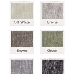 Trini Soft Chenielle Curtain With Textured Herringbone Pattern - 6 Colors, Semi Room Darkening Window Panel, Modern Living Drapery, 1Pc - thumbnail 2