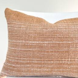 Brown Tribal Hemp Hand Woven Natural Dye Color Pillow Cover - thumbnail 2