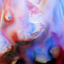 Handmade Candles, Decorative Unusual Striking Marbled Candles - thumbnail 3