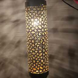 Moroccan Brass Pendant Light in Cylinder Shape - thumbnail 3