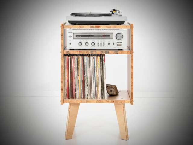 Record Player Cabinet With Storage/Compact Turntable Stand Vinyl Records Shelf Records - image 1