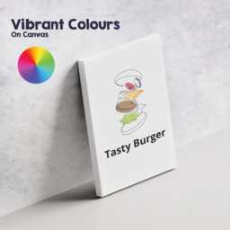 Minimalist Abstract Burger Ingredients Line Art Canvas Wall Print Decor Picture Ready To Hang - thumbnail 4