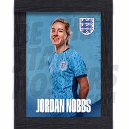 Lionesses Nobbs 23/24 Away Headshot Poster - Officially Licensed Product A4/A3 Framed Options - thumbnail 2
