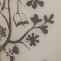 Personalised Family Tree Lamp Frosted Glass Bedside Table Lamp - thumbnail 4