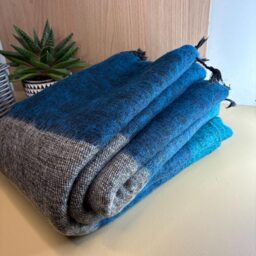 Yak Wool Blanket/ Living Room Throw /Sofa /Travel Throw/ Rug Camping Wrap/Meditation Out Door Hand-Loomed Nepal B3 - thumbnail 2