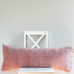 Brown Dot Block Print Mudcloth Hmong Pillow Case - thumbnail 2