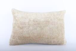 Handmade Turkish Kilim Lumbar Pillow Cover Wool Cushion - 16x24