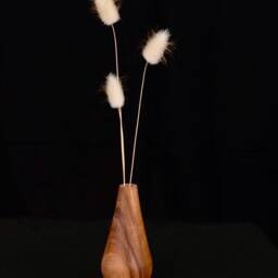 Wooden Vase, Dried Flower Wooden Vase For Flowers - thumbnail 2