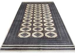 7x10 Beige Color Bokhara Rug - 2.00x3.00 Bedroom Luxury Area Turkish Fine Quality Afghan