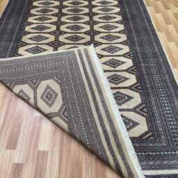 7x10 Beige Color Bokhara Rug - 2.00x3.00 Bedroom Luxury Area Turkish Fine Quality Afghan - thumbnail 4