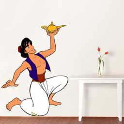 Aladdin Wall Sticker Room Decorations Removable Vinyl Decal Home Decor Art Mural For Kids - thumbnail 2