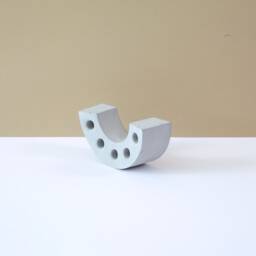 Handmade Concrete Pen Holder Minimalist Desk Organizer - thumbnail 3
