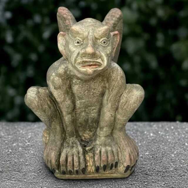 Unique Gargoyle Statue Concrete Monster Sculpture Cement Guardian Ornament Front Door Decoration Gargoyle Lover Gift Yard Art - image 1