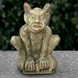 Unique Gargoyle Statue Concrete Monster Sculpture Cement Guardian Ornament Front Door Decoration Gargoyle Lover Gift Yard Art - thumbnail 1
