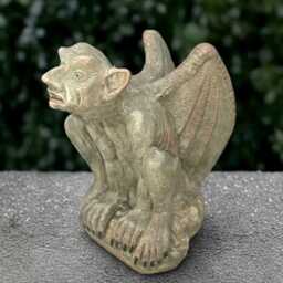 Unique Gargoyle Statue Concrete Monster Sculpture Cement Guardian Ornament Front Door Decoration Gargoyle Lover Gift Yard Art - thumbnail 2