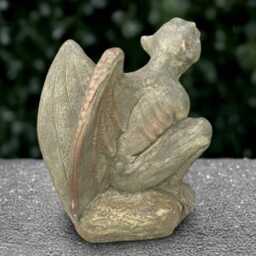 Unique Gargoyle Statue Concrete Monster Sculpture Cement Guardian Ornament Front Door Decoration Gargoyle Lover Gift Yard Art - thumbnail 4