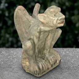 Unique Gargoyle Statue Concrete Monster Sculpture Cement Guardian Ornament Front Door Decoration Gargoyle Lover Gift Yard Art - thumbnail 3