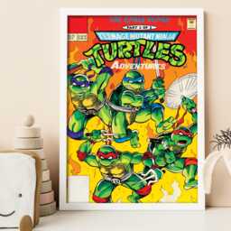 Teenage Mutant Ninja Turtles Print - Comic Cover No 72 Oct Poster World Of Tmnt Wall Art - thumbnail 1