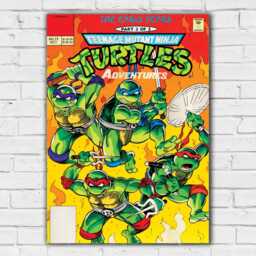Teenage Mutant Ninja Turtles Print - Comic Cover No 72 Oct Poster World Of Tmnt Wall Art - thumbnail 3