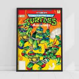 Teenage Mutant Ninja Turtles Print - Comic Cover No 72 Oct Poster World Of Tmnt Wall Art - thumbnail 2