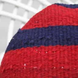 Designer Pillows, Kilim Pillow Covers, Turkish Pillow, 16x16 Pink Cushion Case, Round Ikat 151 - thumbnail 2