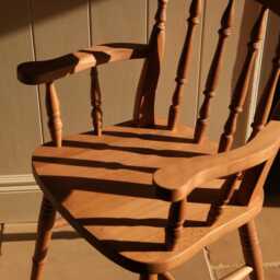 Farmhouse Carver Spindle Back Kitchen Dining Chair - thumbnail 2