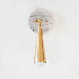 Modern Brass Sconce Wall Light Bathroom Vanity Kitchen - thumbnail 2