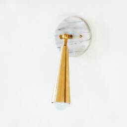 Modern Brass Sconce Wall Light Bathroom Vanity Kitchen - thumbnail 3