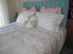 Cotton Duvet Cover With Lace Trim, Custom Shabby Chic Bedding Queen King