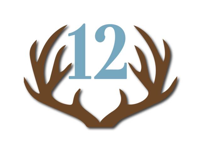 Wood Antler Marker, Woodland Milestone Blanket Month Baby Shower Gift, Photo Prop, Keepsake - image 1
